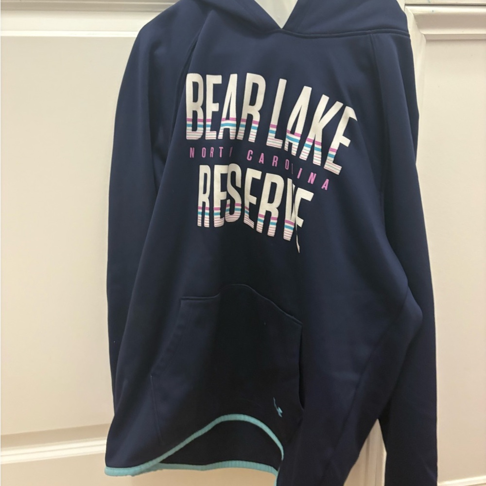Bear Lake Reserve Kids Hoodie - Navy Blue